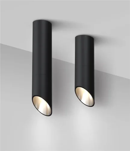 Потолочный светильник Липари / Lipari 1*GU10 10 Вт (Черный) C026CL-01B - фото 5