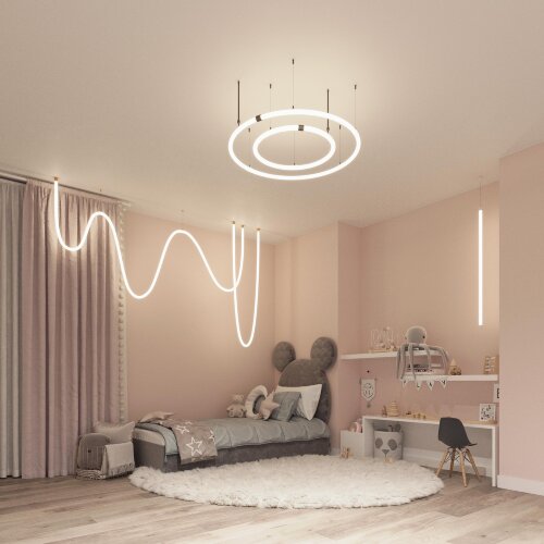 Подвес MOONLIGHT-HR-LIFT-SIDE-VR-D25 White (Arlight, IP20 Металл, 3 года) - фото 2