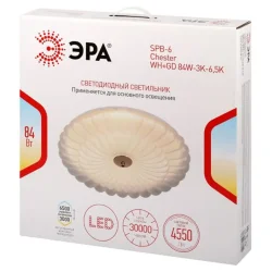 Светильник светодиодный SPB-6 Chester 84W-3K-6.5K WH+GD 84Вт 3000-6500К без ДУ Эра Б0070192