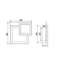 Настенный светильник (бра) Freya FR10027WL-L13B (Черный)