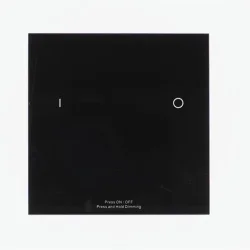 Сенсорная панель T20-1 Black IC25 (DIM, 1 zone, RF 2.4GHz, 3VDC(AAAx2))