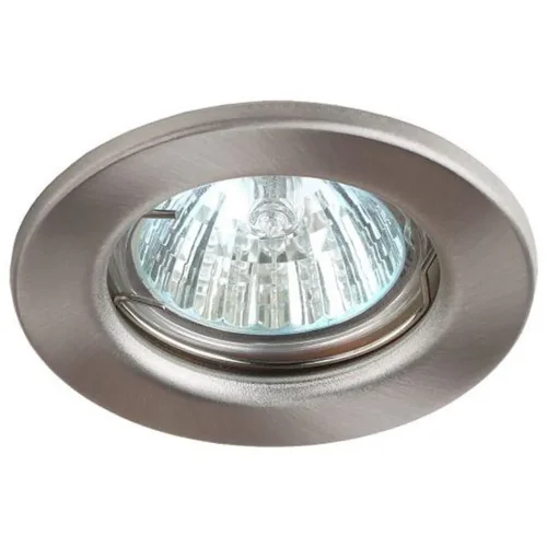 Светильник точечный ST1 SN 50Вт MR16 12В штампован. сатин никель ЭРА C0043800 - фото 3