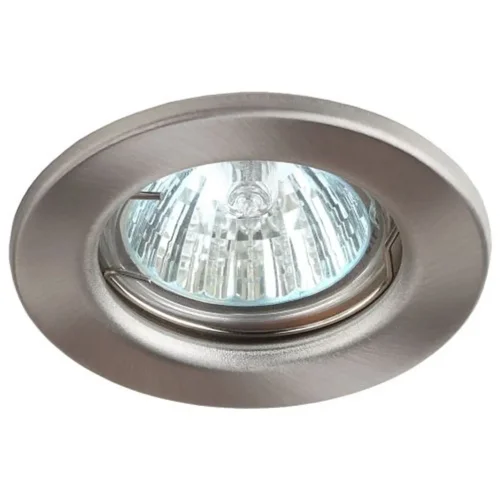 Светильник точечный ST1 SN 50Вт MR16 12В штампован. сатин никель ЭРА C0043800 - фото 3