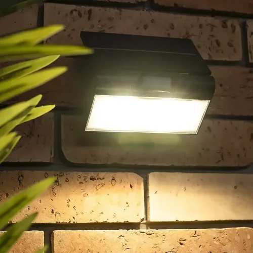 Уличный ночник-прожектор на солнечной батарее | 2.9W/3000K IP54 380lm СЕНСОР | - LEDVANCE ENDURA FLOOD SOLAR Double. Фото 5