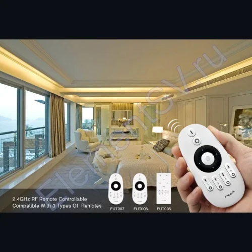 Диммер Mi-Light FUT035 P822 (CCT+Brightness, 12-24V, 144-288W) - фото 2.