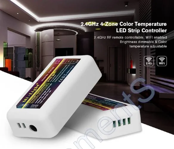 Диммер Mi-Light FUT035 P822 (CCT+Brightness, 12-24V, 144-288W) - фото.