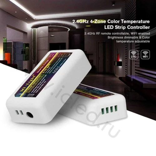 Диммер Mi-Light FUT035 P822 (CCT+Brightness, 12-24V, 144-288W) - фото I