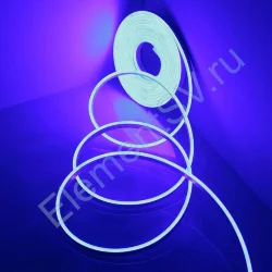 Светодиодный гибкий неон 4.5*13, 24V blue LB15 (блистер 5м)