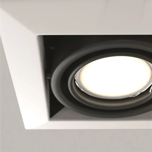 Встраиваемый светильник Metal Modern GU10 1x10Вт (Белый) - фото 5