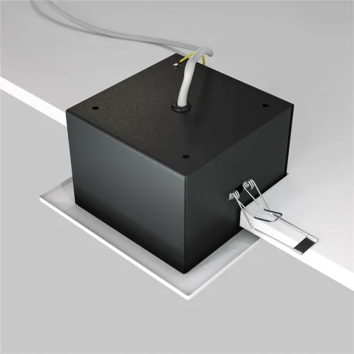 Встраиваемый светильник Metal Modern GU10 1x10Вт (Белый) - фото 11