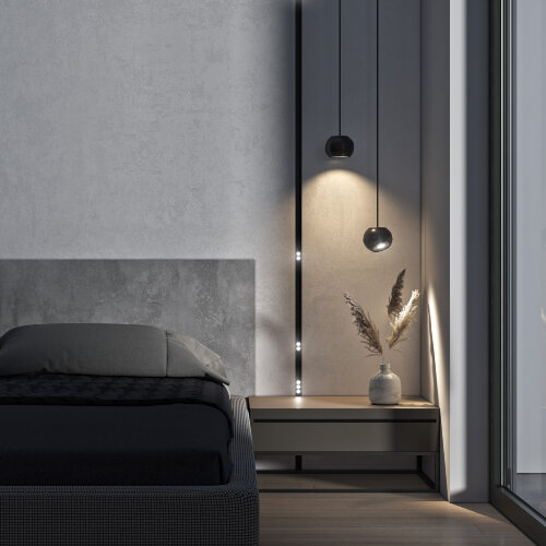 Трековый светильник 12 вт 4200K Lars черный Slim Magnetic - Фото 4