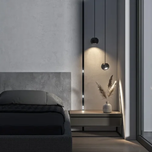 Slim Magnetic Трековый светильник 12W 4200K Lars черный 85033/01 85033/01 - фото 4