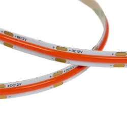 Светодиодная лента COB, 480 chip/m, red, 12V, 10W/m, P8, IP20, A250