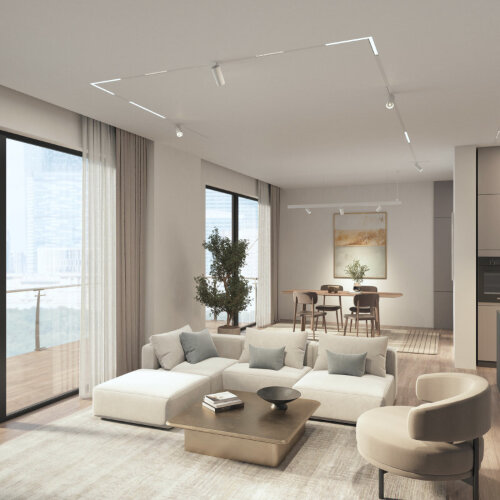 Линейный светильник SIMPLE LINEAR 18W 4000K, белый. Фото 4