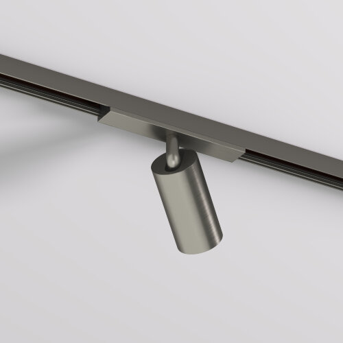 DK5740-DN Светильник для трека SHINE SPOT со светодиодом, D35*H70, 48V DC, 6W, RA?90, 3000K, IP20, темный никель, алюминий. Фото 3