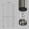 DK5740-DN Светильник для трека SHINE SPOT со светодиодом, D35*H70, 48V DC, 6W, RA?90, 3000K, IP20, темный никель, алюминий. Фото 7