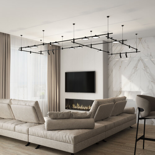 Esthetic Magnetic Трековый светильник 10W 3000K (чёрный) - Фото 4