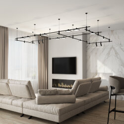 Esthetic Magnetic Трековый светильник 10W 3000K (чёрный) 85125/01