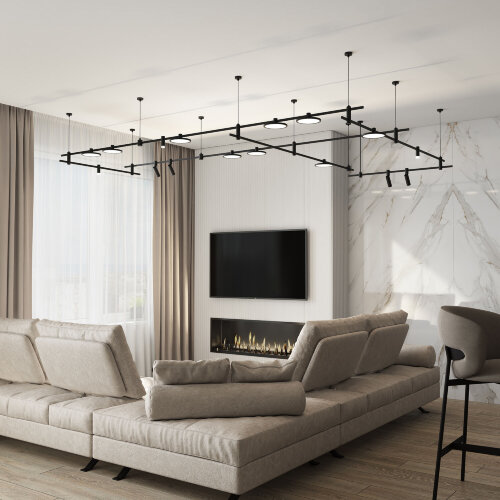 Esthetic Magnetic Трековый светильник 10W 3000K (чёрный) - Фото 4