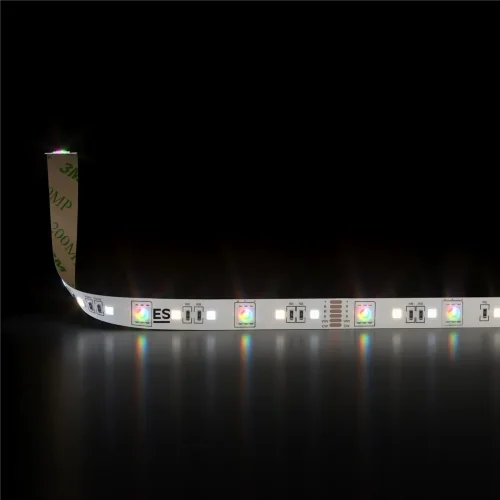Светодиодная лента  24 В 16 Вт/м 90 Led/м 5050+2835+2835 IP20, MIX RGB/теплый белый 3300K/холодный белый 6500K, 5 м Лента светодиодная 24V 16W 90Led 5050+2835+2835 IP20 MIX RGB/теплый белый/холодный белый, 5м - фото 2