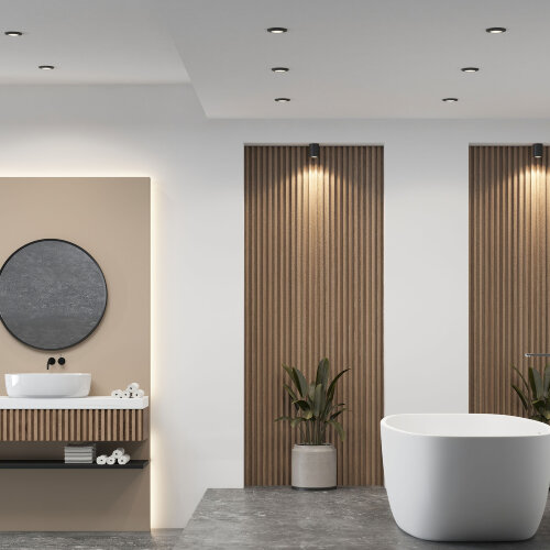 DK3016-BK Встраиваемый светильник влагозащ., IP 65, 50 Вт, GU10, черный, алюминий. Фото 6