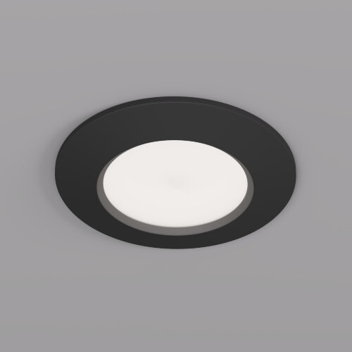 DK3016-BK Встраиваемый светильник влагозащ., IP 65, 50 Вт, GU10, черный, алюминий.