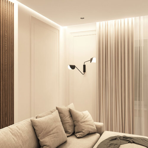 DK2037-BK Встраиваемый светильник , IP 20, 50 Вт, GU10, черный, алюминий. Фото 5