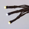 ULD-S1500-150-TBK WW-WH IP44 Гирлянда светодиодная с эффектом мерцания, 15м, Соединяемая, 150 светодиодов, Теплый белый и белый свет, Провод черный - фото 5