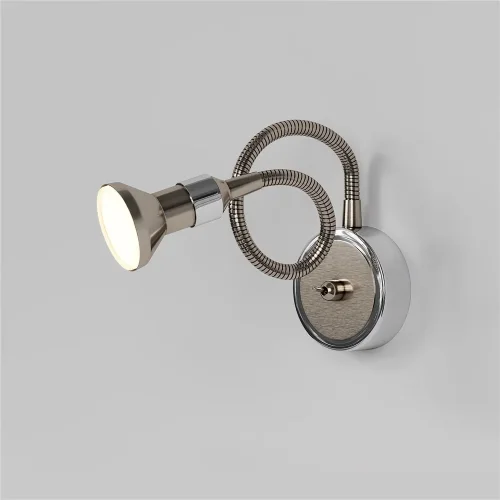 Подсветка галогенная Plica 1215 сатинированный никель / хром - фото 2