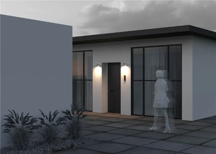 Настенный светильник (бра) Shim 3000К 5Вт IP 65 (Белый) - фото 17