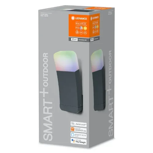 Светильник светодиодный настенный с управлением по Wi-Fi 9W/RGBW+3000K | CURVE DG | - LEDVANCE SMART+. Фото 3