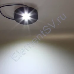 Светильник мебельный JH-MZTD-107 black B446 (220V, 5W, white)