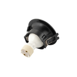 Встраиваемый светильник, IP 20, 10 Вт, GU5.3, LED, черный, пластик, Denkirs DK3024-BK