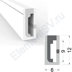 Cиликоновая оболочка T0612 S12 (6*12mm, pcb 8mm)