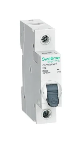 Выключатель автоматический 1п City9 Set (АВ) C 6А 6кА 230В SE C9F36106 - фото