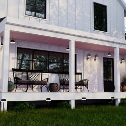 Ландшафтный подвесной светильник, длина провода 1,5м «Novotech» 358459, дизайн: Хай-тек, серия: GONNA