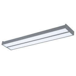ULO-K15A 2x22W-4000K-L100 IP44 LIGHT GREY Светильник линейный светодиодный подвесной, Белый свет 4000К, Алюминий, Цвет светло-серый, TM Uniel