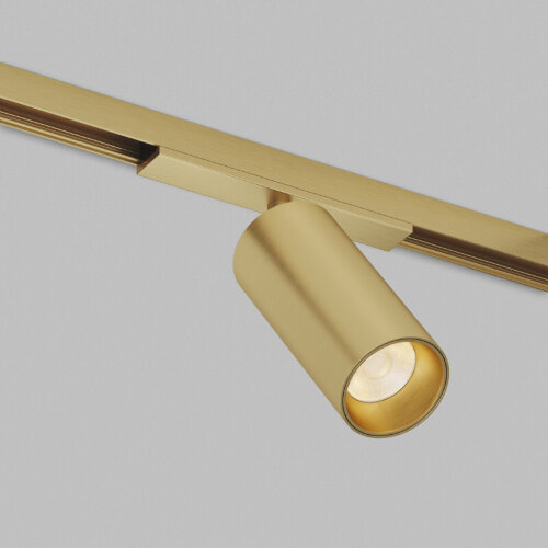 DK5941-SB Светильник трековый SHINE SPOT ZigBee, 48В, 10Вт, 2700-6000K, IP20, сатин. латунь, алюминий.