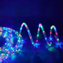 ULD-D50 25M-С08 IP44 MULTI Гирлянда светодиодная Дюралайт, 25м, С контроллером, Разноцветный свет, Провод прозрачный