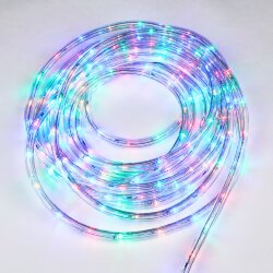 ULD-D50 25M-С08 IP44 MULTI Гирлянда светодиодная Дюралайт, 25м, С контроллером, Разноцветный свет, Провод прозрачный