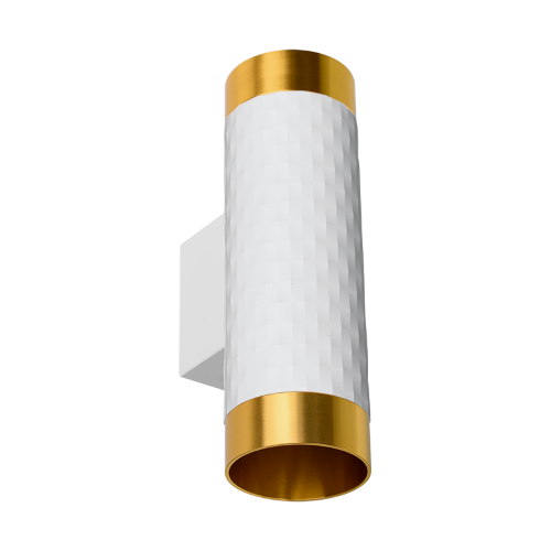 Светильник WOLTA WSL-GU10/W10WG под лампу GU10 Белый / Золотой CELLA - фото 8.