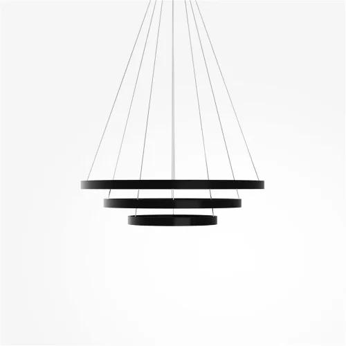 Подвесной светильник Rim 3000-4000К 107Вт (Черный) - фото 4
