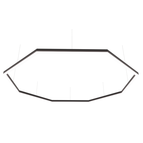 Светильник WOLTA PRO КОНТУР ОКТА ДСО03-288-601-6К-Ч Матовый - фото 1.