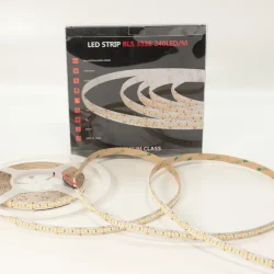 Светодиодная лента Class Premium, 3528, 240 led/m, Day White, 24V, IP33, А8, однорядная
