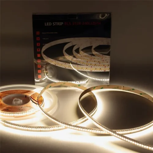 Светодиодная лента Class Premium, 3528, 240 led/m, Day White, 24V, IP33, А8, однорядная - фото I