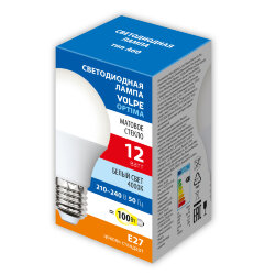 LED-A60-12W-4000K-E27-FR-SLS Лампа светодиодная, Форма A, матовая, Белый свет 4000K