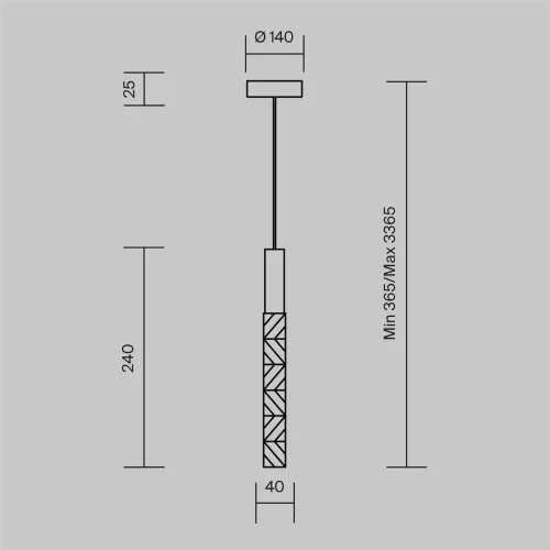 Подвесной светильник Selemo 3000К 4Вт (Хром) - фото 7