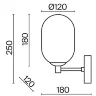 Настенный светильник (бра) Шарлот / Sharlot (Латунь) FR1012WL-01BS - фото 9