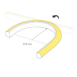 Светодиодная лента герметичная DMX MOONLIGHT-ТОР-В84-16х15mm 24V RGB-РХ7 360deg (18 W/m, IP67, 5m, wire х2) (Arlight, Вывод прямой, 3 года) 045437