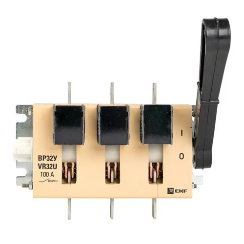 Выключатель-разъединитель ВР32У-31А31220 100А 1 напр. с дугогасит. камерами несъемная лев./прав. рукоятка MAXima EKF uvr32-31a31220 - фото 5